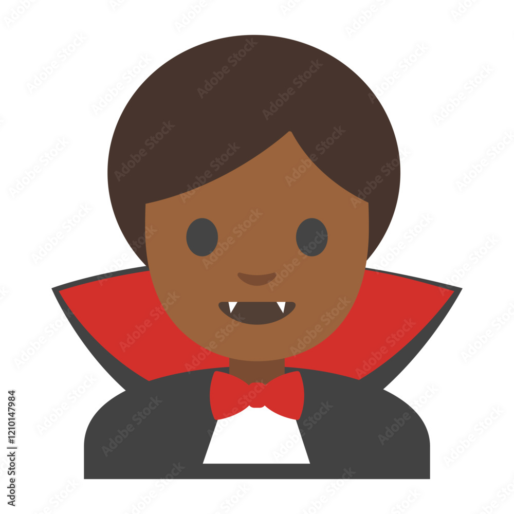 Cartoon Clipart Illustration of a Friendly Vampire in Suit Isolated on White background Cartoon Clipart Illustration of a Friendly Vampire in Suit Isolated on White background