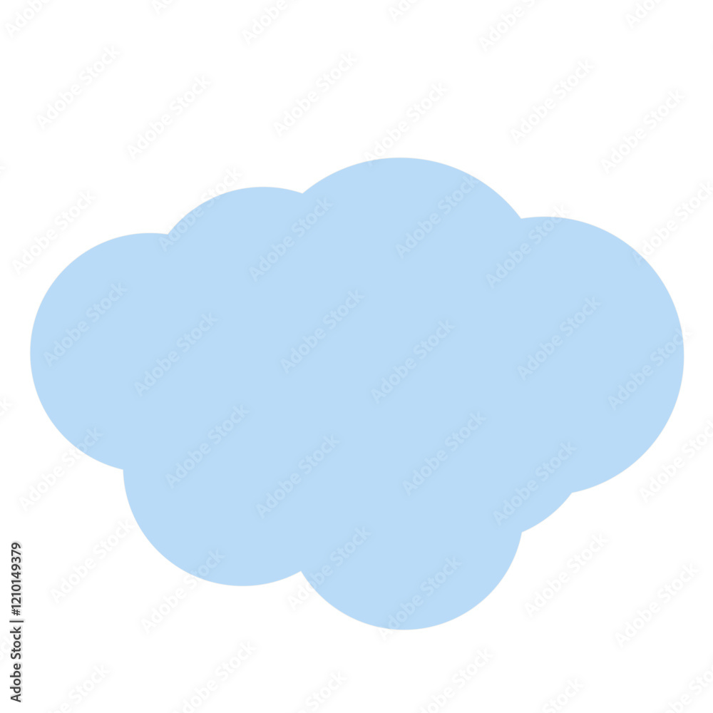 Simple Graphic Clod Icon. Summer Bright Sky Weather Symbol Decorative Funny Shape. Weather Element. Simple Graphic Clod Icon. Summer Bright Sky Weather Symbol Decorative Funny Shape. Weather Element.