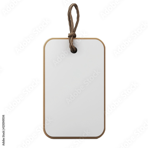 3d Tag icon, isolated on transparent background