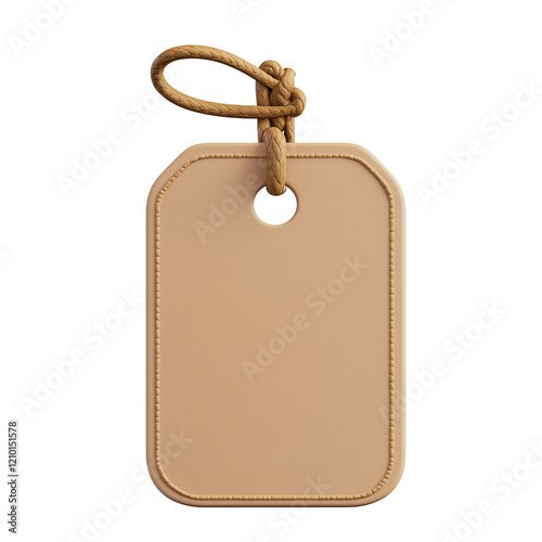 3d Tag icon, isolated on transparent background