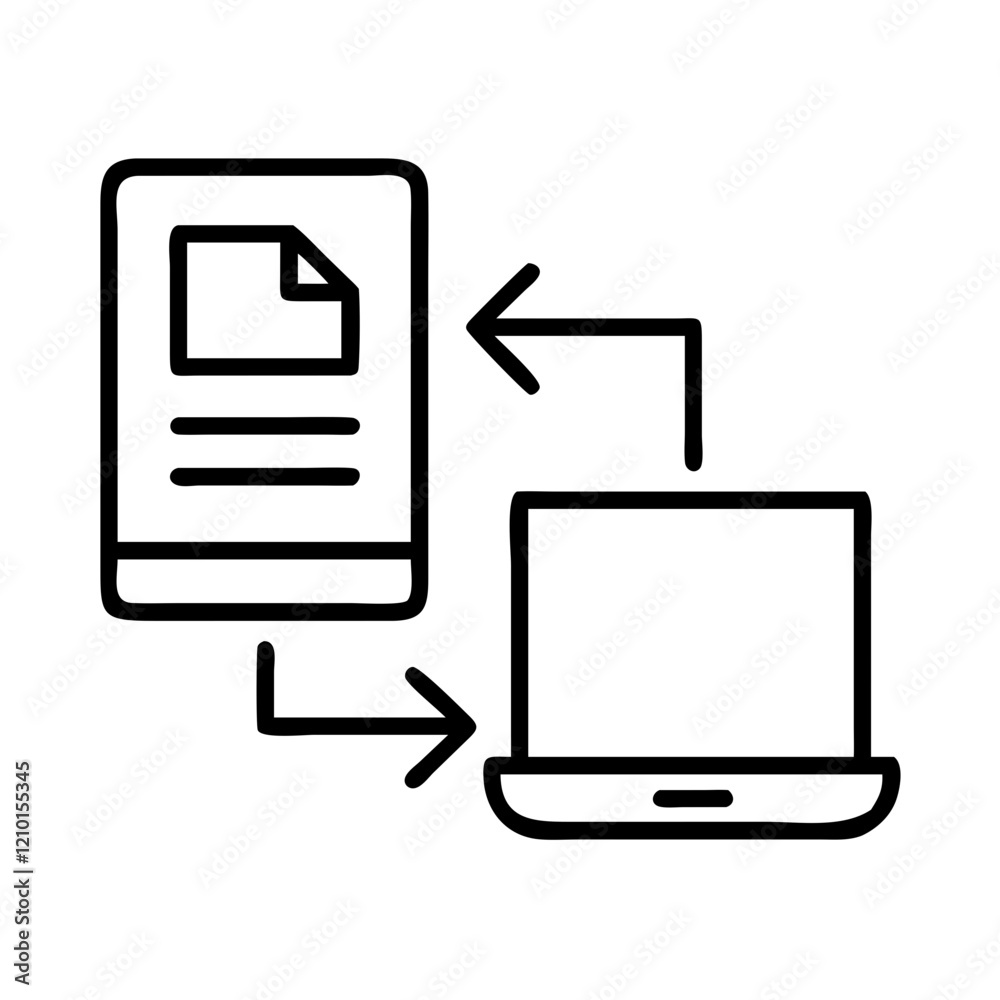 data transfer icon, data transfer line art - simple line art of data transfer, perfect for data transfer logos and icons data transfer icon, data transfer line art - simple line art of data transfer, perfect for data transfer logos and icons