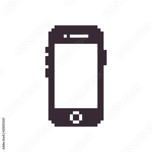 smartphone mobile design pixel art