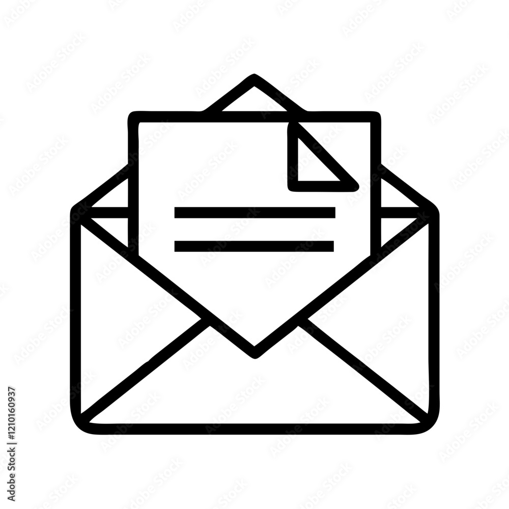 direct mail icon, direct mail line art - simple line art of direct mail, perfect for direct mail logos and icons direct mail icon, direct mail line art - simple line art of direct mail, perfect for direct mail logos and icons