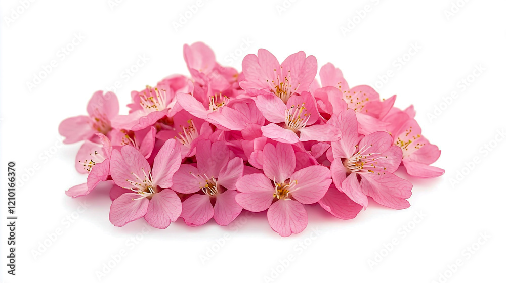 A Beautiful sakura flowers isolated on white isolated on white background. A Beautiful sakura flowers isolated on white isolated on white background.