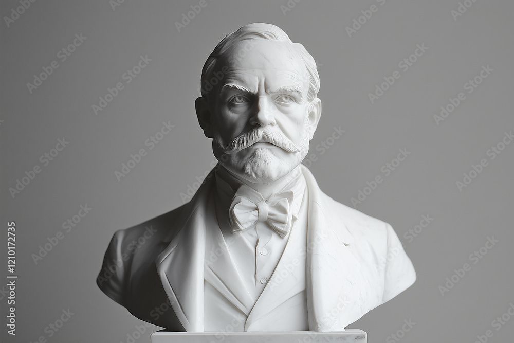 plaster bust of a man plaster bust of a man
