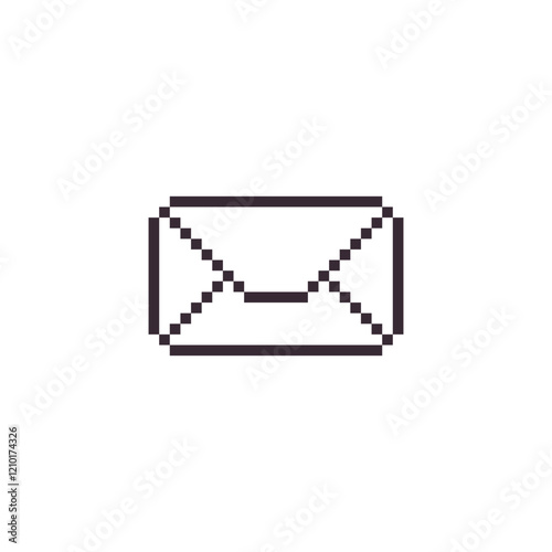 message sign symbol pixel art