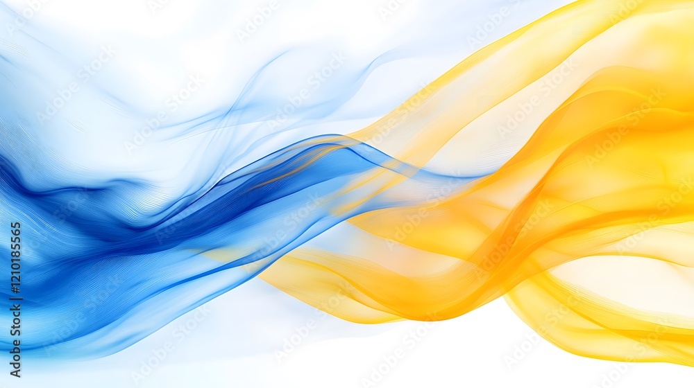 yellow and blue light colorful smoke background yellow and blue light colorful smoke background