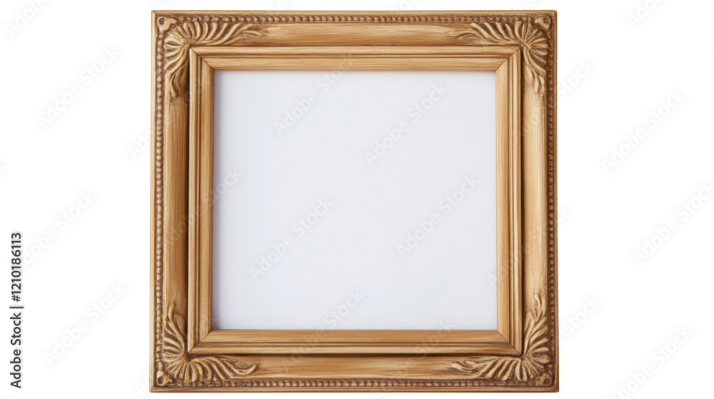 Fototapeta premium Small photo frame, isolated on transparent background