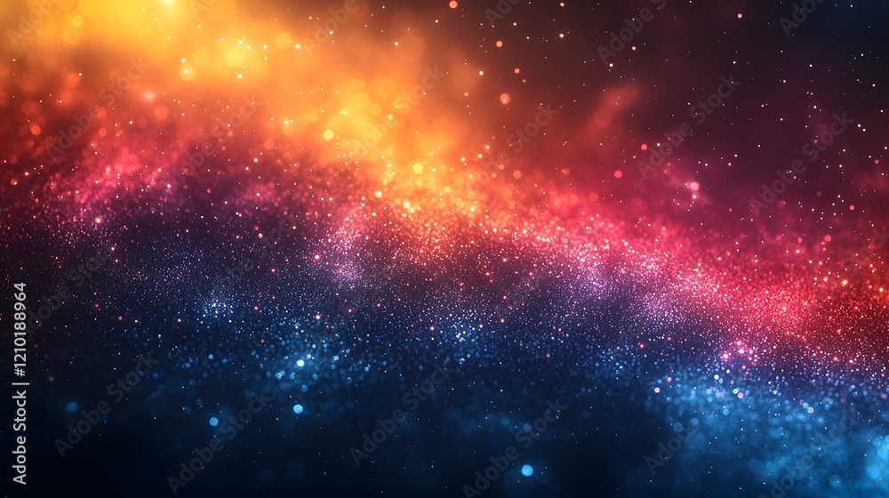 Fototapeta premium Stunning abstract background featuring a vibrant cosmic gradient with a soft blur effect