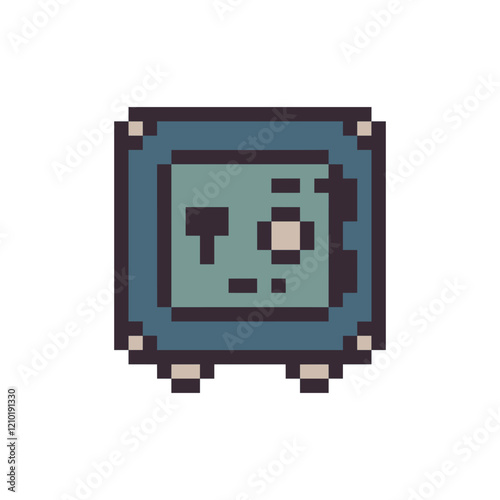 safe money box pixel art