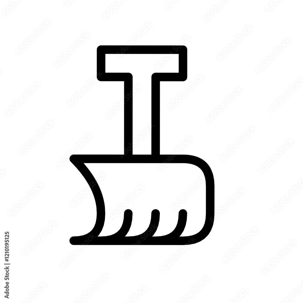 illustration of a black and white icon with a fork illustration of a black and white icon with a fork