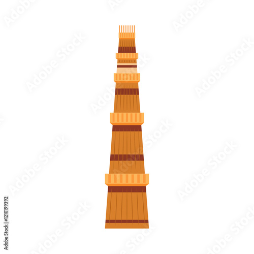 qutub minar brick minaret