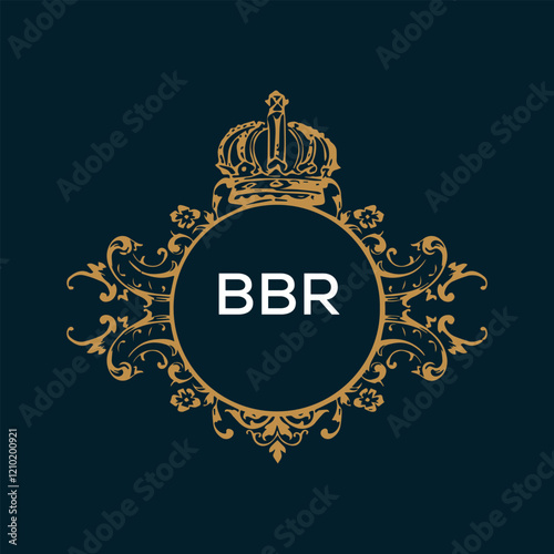 Initial Letter BBR Logo Icon Design Template photo