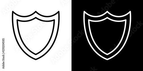 Durable vector icon in thin line style