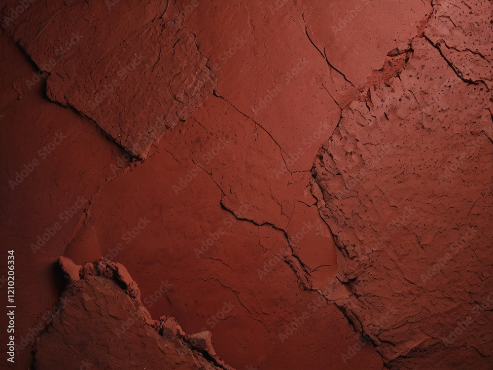 Soft Texture Of Red Plaster Soft Texture Of Red Plaster