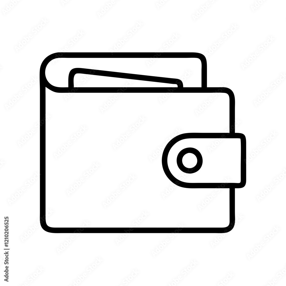 empty wallet icon, empty wallet line art - simple line art of empty wallet, perfect for empty wallet logos and icons empty wallet icon, empty wallet line art - simple line art of empty wallet, perfect for empty wallet logos and icons