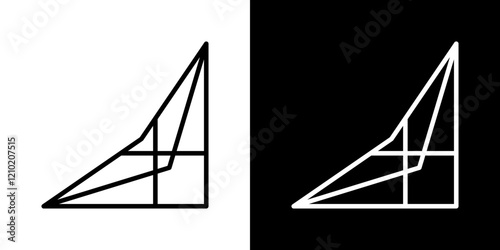 Joist vector icon in thin line style