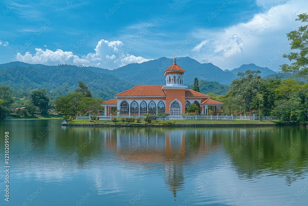 Serene Lakeside Pavilion Stunning Mountain View Serene Lakeside Pavilion Stunning Mountain View