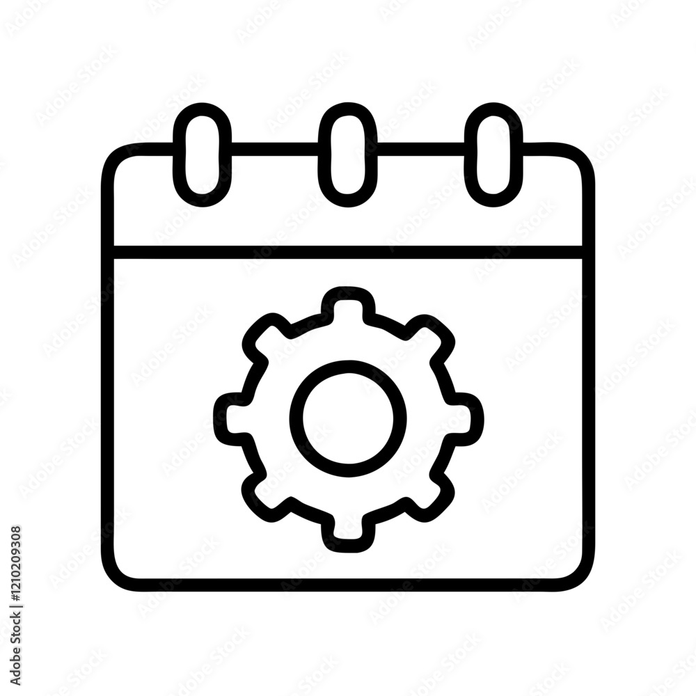 Obraz premium event management icon, event management line art - simple line art of event management, perfect for event management logos and icons