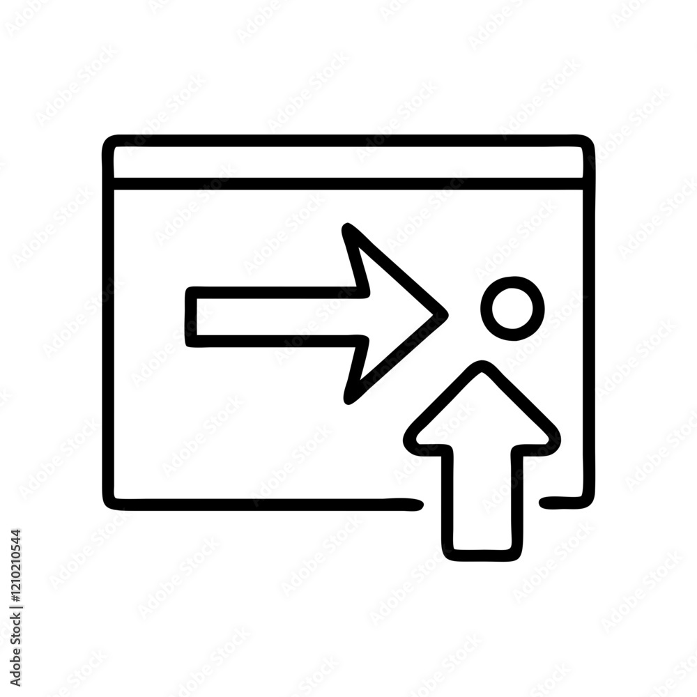 exit intent popup icon, exit intent popup line art - simple line art of exit intent popup, perfect for exit intent popup logos and icons exit intent popup icon, exit intent popup line art - simple line art of exit intent popup, perfect for exit intent popup logos and icons