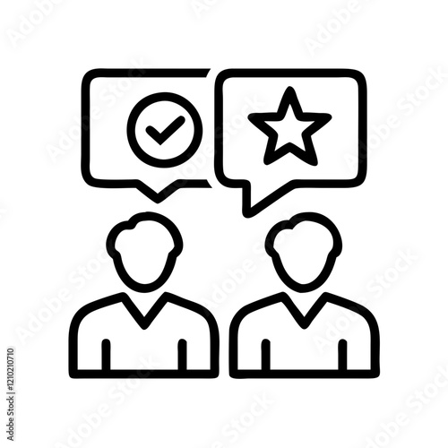 expert opinion icon, expert opinion line art - simple line art of expert opinion, perfect for expert opinion logos and icons