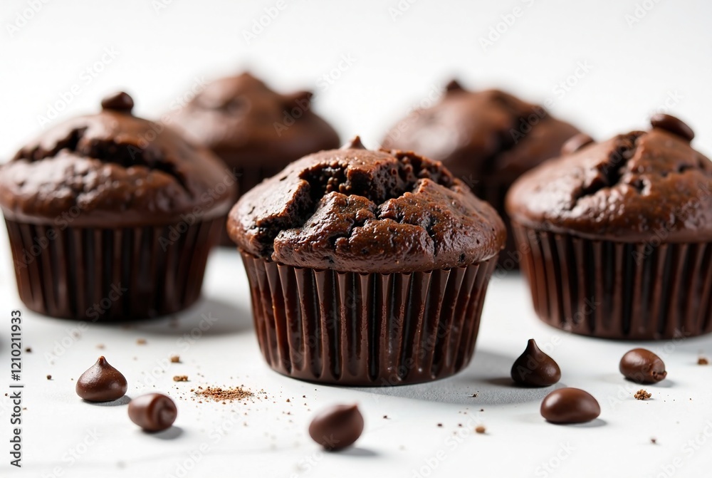Delicious Chocolate Coffee Muffins Breakfast Delicious Chocolate Coffee Muffins Breakfast