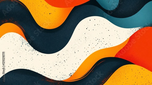 Wallpaper Mural Abstract Colorful Wave Background Texture Torontodigital.ca