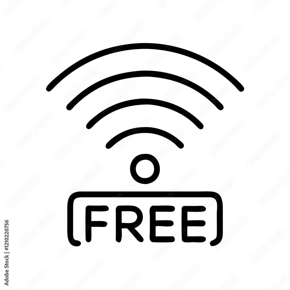 free wifi icon, free wifi line art - simple line art of free wifi, perfect for free wifi logos and icons free wifi icon, free wifi line art - simple line art of free wifi, perfect for free wifi logos and icons