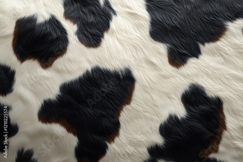 pattern cow leather natural print animal skin. Realistic cow fur seamless skin pattern