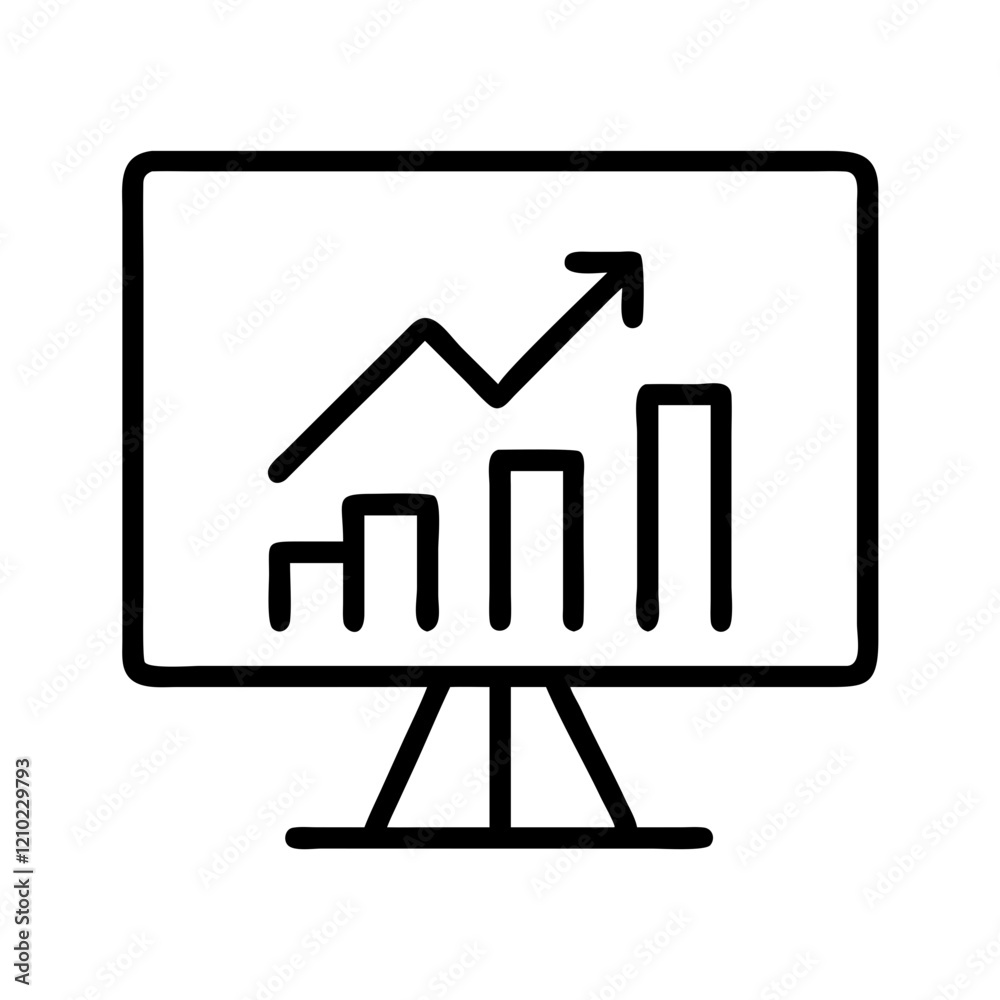 growth marketing icon, growth marketing line art - simple line art of growth marketing, perfect for growth marketing logos and icons growth marketing icon, growth marketing line art - simple line art of growth marketing, perfect for growth marketing logos and icons