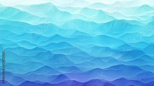 Seamless gradient of blue ocean waters from ultramarine to cyan, with subtle wave textures.