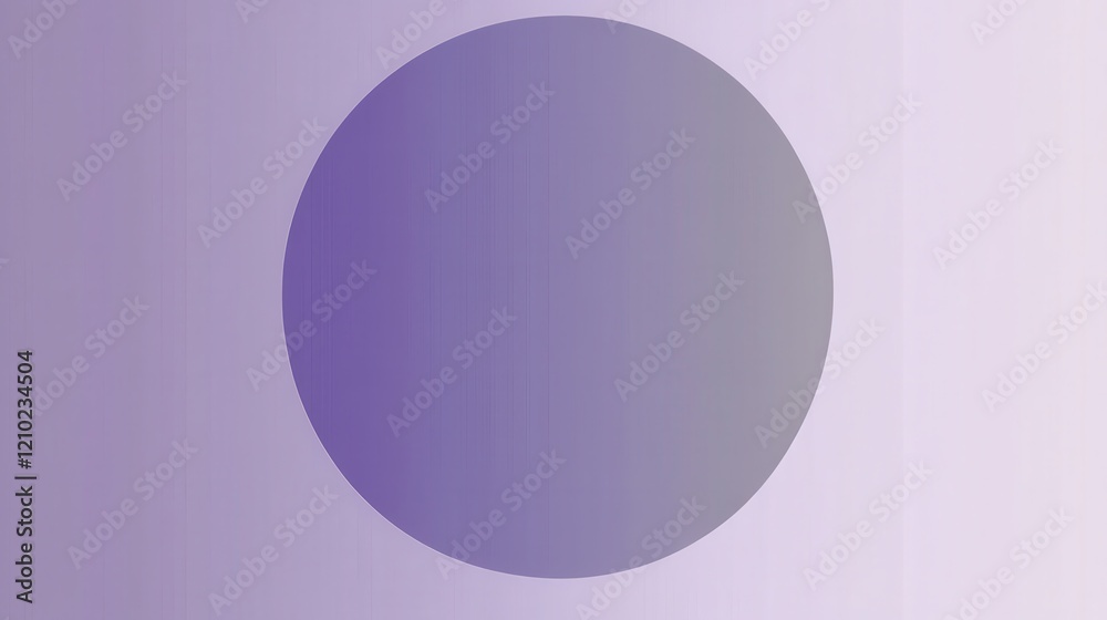 Obraz premium Soft pastel gradient blending from gray to lavender with a centralized circular shape creating an abstract visual experience
