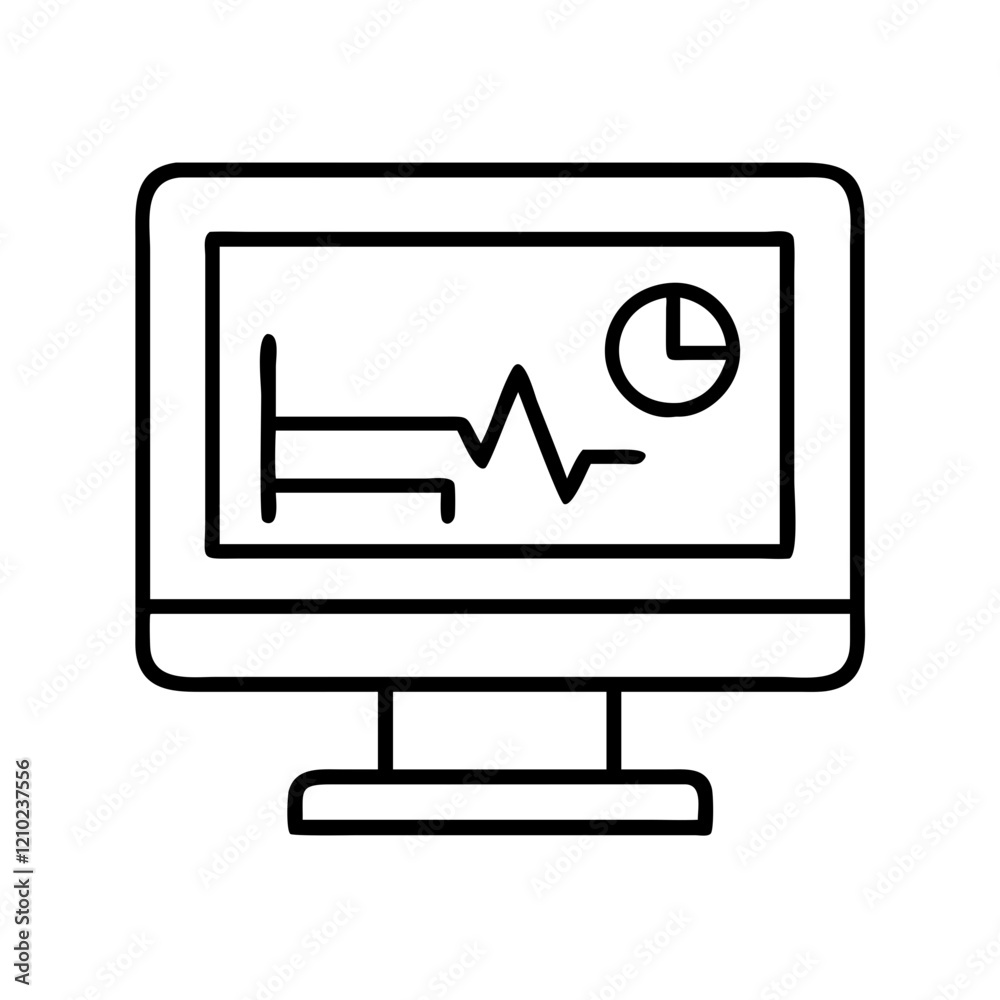 hospital bed monitor icon, hospital bed monitor line art - simple line art of hospital bed monitor, perfect for hospital bed monitor logos and icons hospital bed monitor icon, hospital bed monitor line art - simple line art of hospital bed monitor, perfect for hospital bed monitor logos and icons