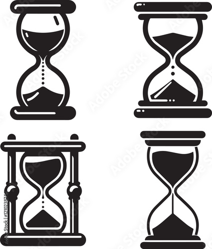 Hourglass Sand Timer vector