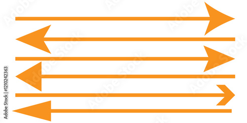 long arrow icon. Arrow pointing . long Arrow vector . arrow or web design.