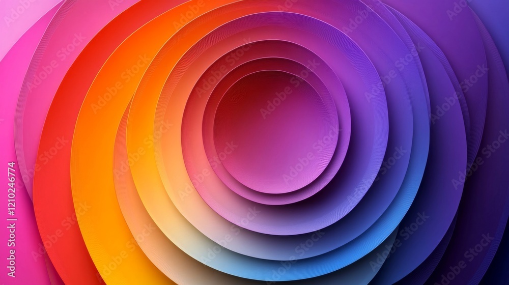 Obraz premium Abstract Colorful Circles Background Pattern
