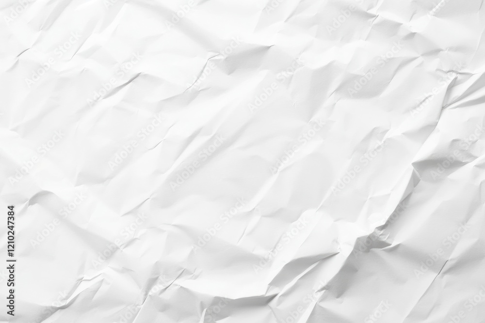 Obraz premium White paper texture background white crumpled surface