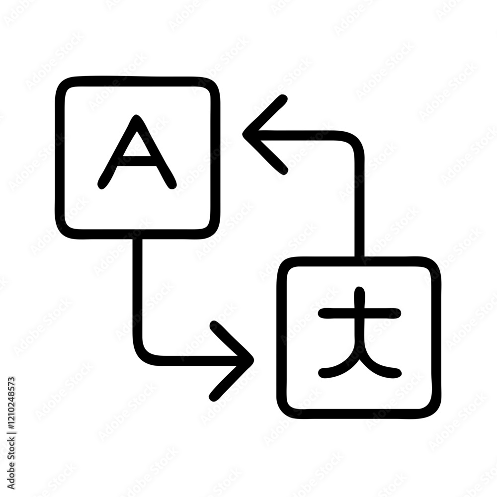language model icon, language model line art - simple line art of language model, perfect for language model logos and icons language model icon, language model line art - simple line art of language model, perfect for language model logos and icons