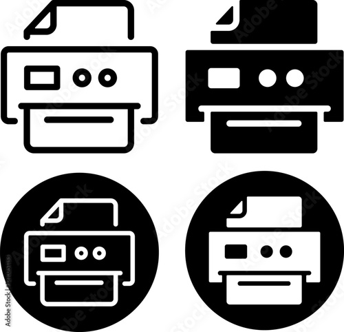 コピー機　テキストファイル　アイコンセット