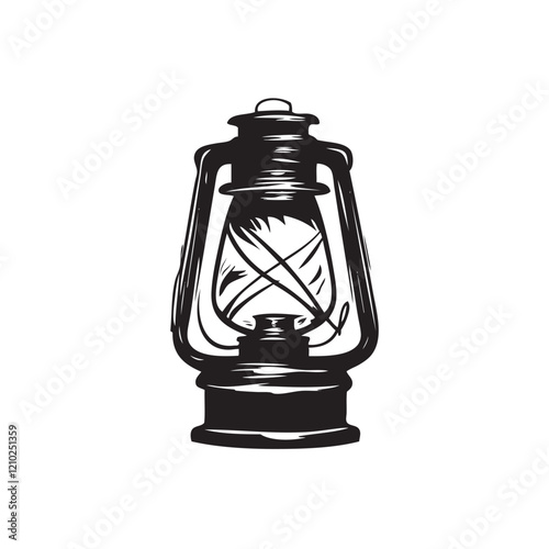 old oil lamp