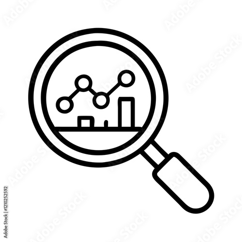 magnifying glass analytical skills icon