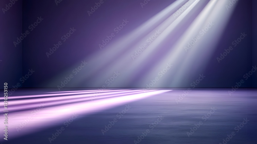 Obraz premium Abstract blurred purple gradient with soft light rays and shadows designed for a modern and smooth aesthetic