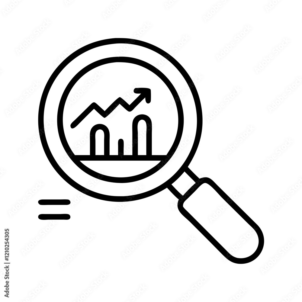 market research icon, market research line art - simple line art of market research, perfect for market research logos and icons market research icon, market research line art - simple line art of market research, perfect for market research logos and icons