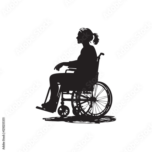 women on wheelchair