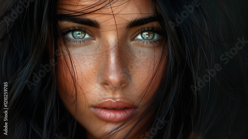 green eyes