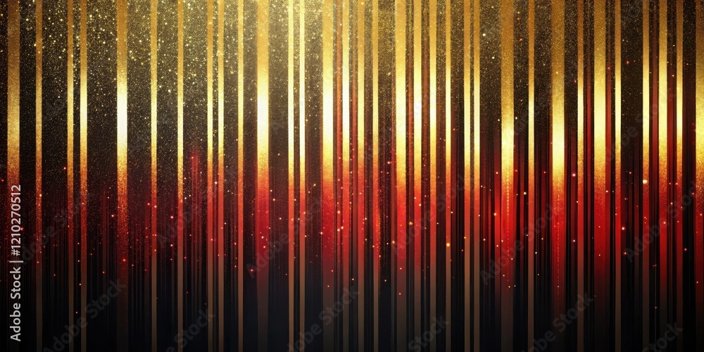 Red and Gold Glitter Vertical Stripes Background Texture Red and Gold Glitter Vertical Stripes Background Texture