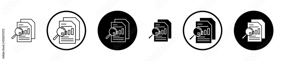 Overview icon set in black filled and stroke line style. Overview icon set in black filled and stroke line style.