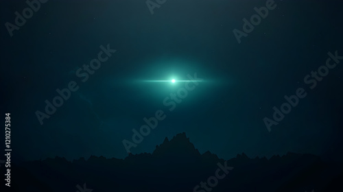 A flat design of a radar screen showing a blip, symbolizing military surveillance. Radar blip illustration.


