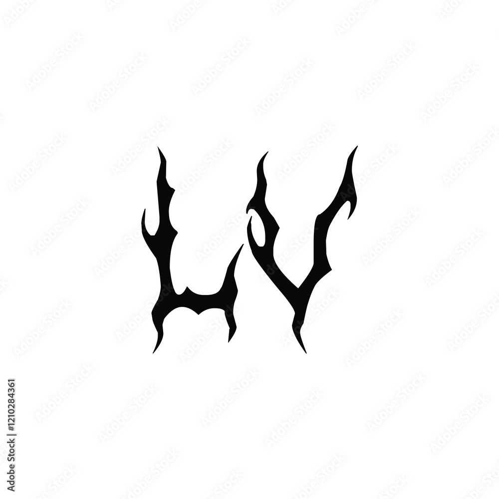 LV monogram logo design letter text name symbol monochrome logotype alphabet character simple logo