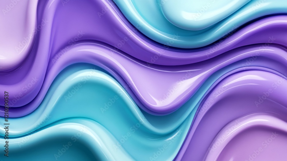 Naklejka premium Abstract Purple and Blue Wave Background Texture